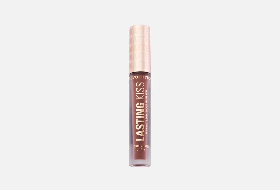 Revolution Lasting Kiss Liquid Lipstick Spiced Brown