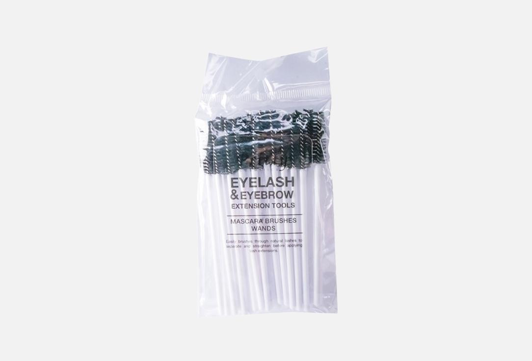 Pritty MASCARA BRUSHES WAND 25PCS/PACK WHT&GOLD