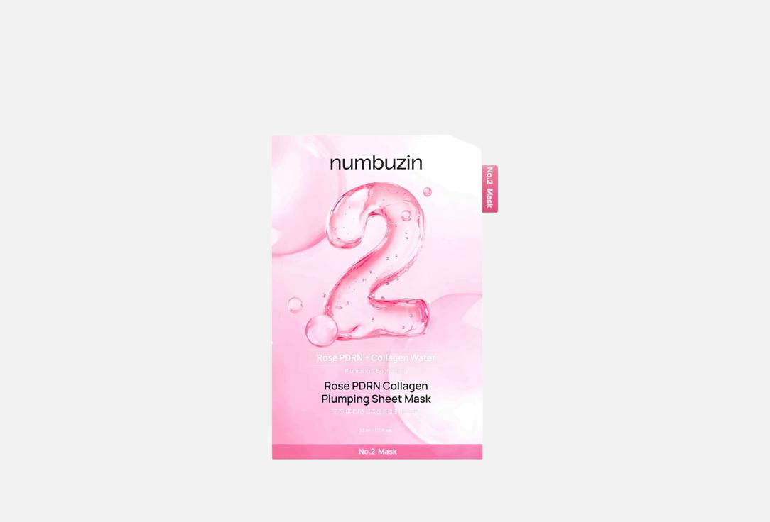 NUMBUZIN NO.2 ROSE PDRN COLLAGEN PLUMPING SHEET MASK (5EA)