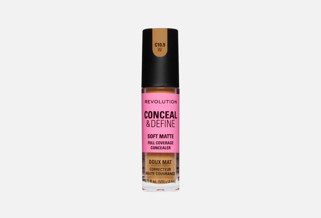 Makeup Revolution Conceal & Define Full Coverage Concealer – Matte Finish C10.9W