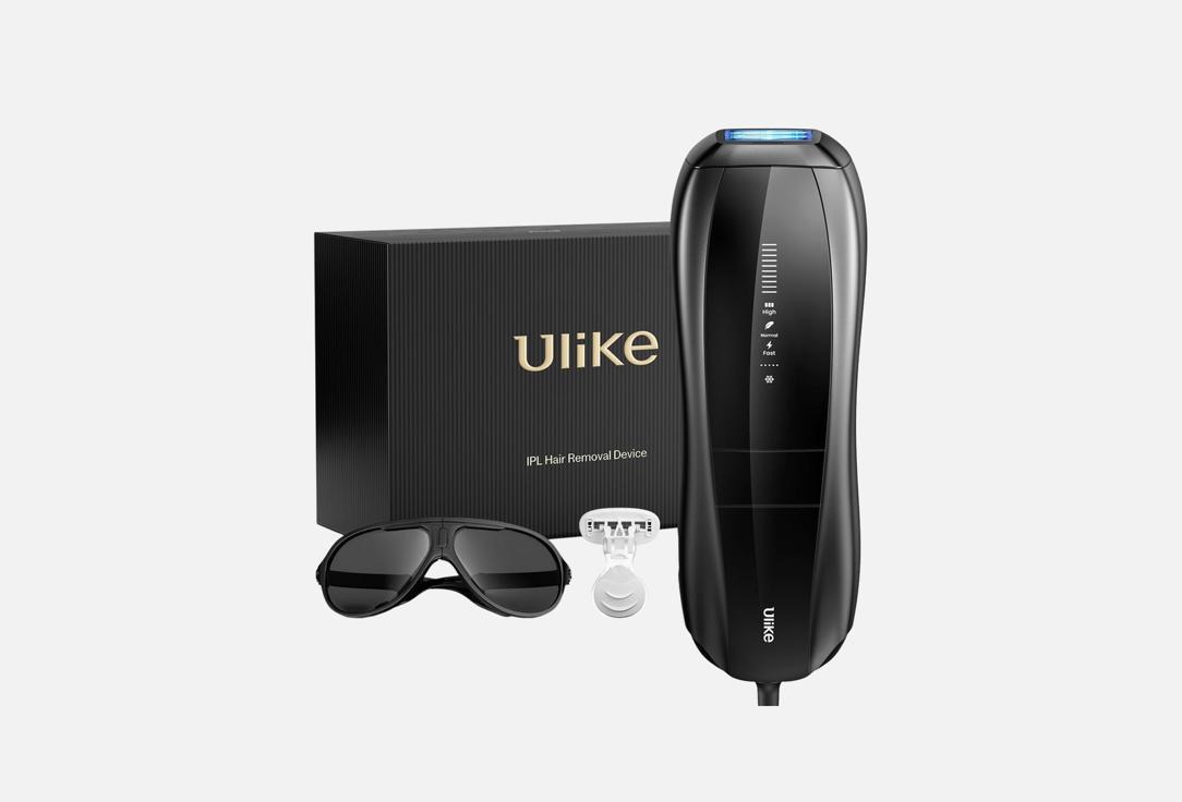 Ulike X Ipl Hair Removal Device with leather case,Ice-Cooling, Dual Lights & Skin Senor For Nearly Painless Long-Lasting Removal, 3 Modes Tailored Stubborn Hair, Black