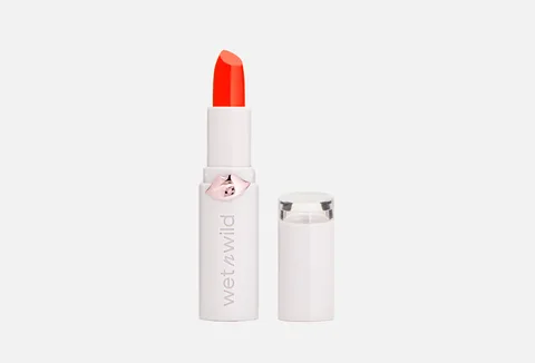Wet & Wild Megalast High Shine Lipstick, Tanger Ring The Alarm, 3.