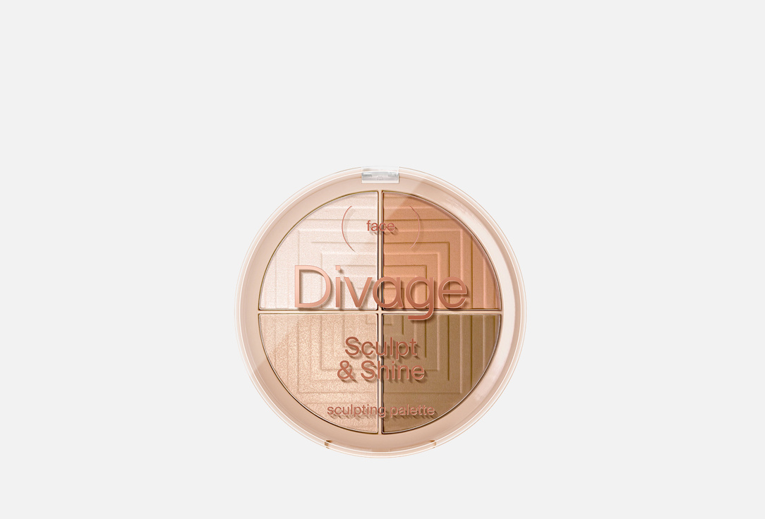 DIVAGE Face palette palette sculpt & shine