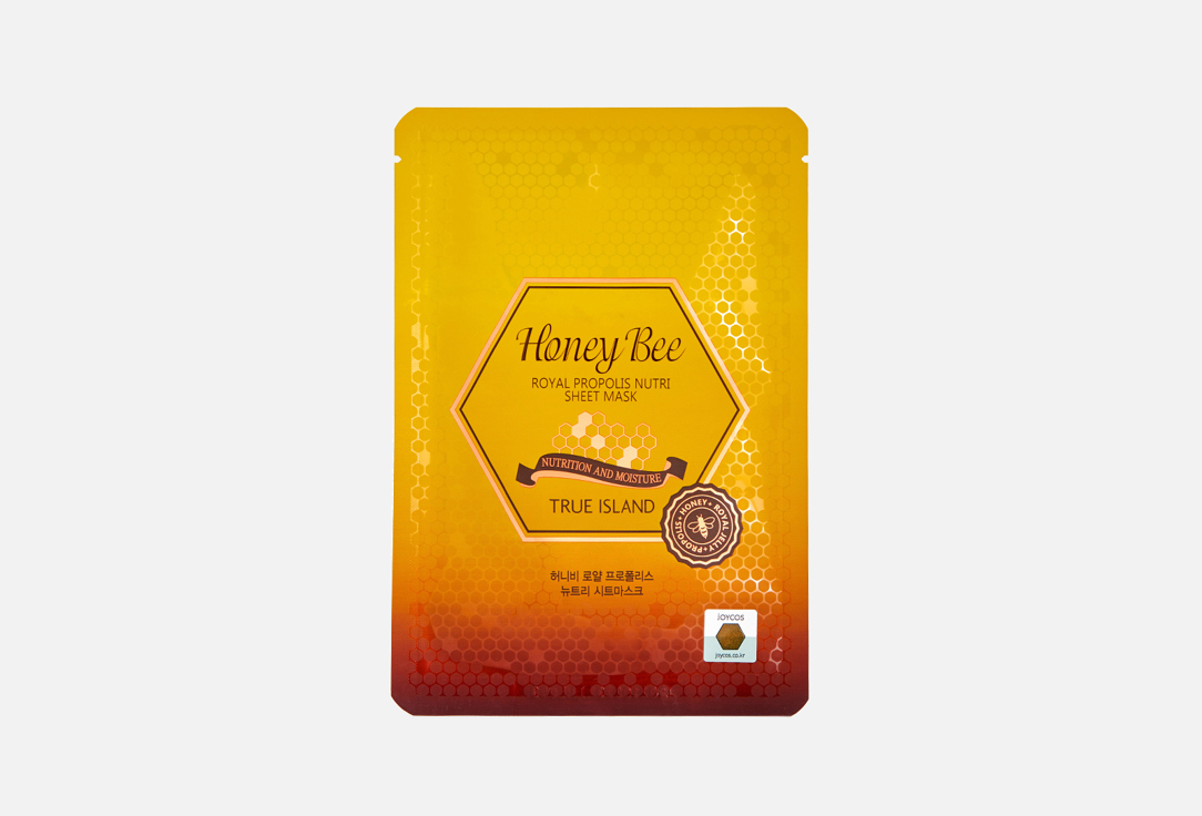 TRUE ISLAND "HONEY BEE ROYAL PROPOLIS NUTRI SHEET MASK"