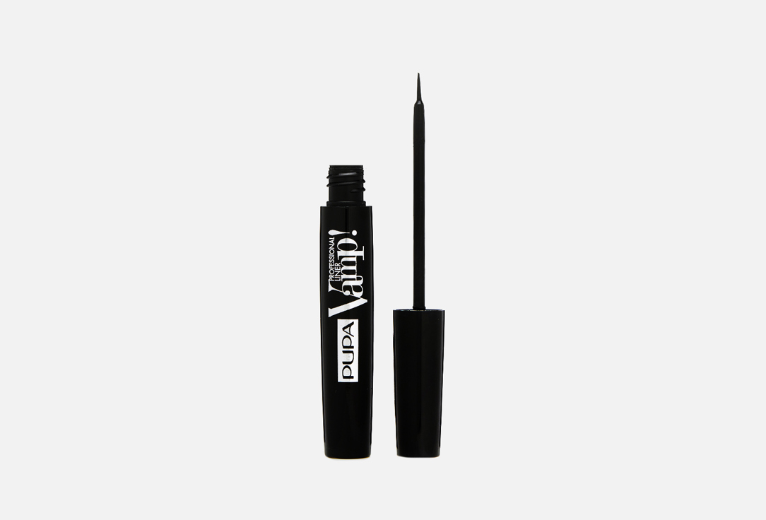 PUPA Vamp! Professional Liner Eyeliner with Ultra-Thin Brush Waterproof – Extra Black 4.