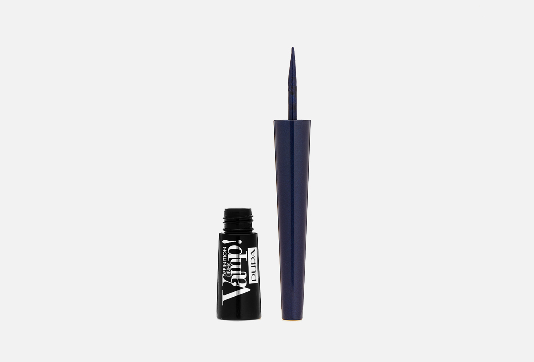 PUPA Vamp! Definition Liner Eyeliner with Felt-Tip Applicator – 300 Deep Blue 2.