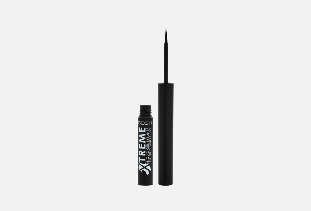 GOSH Xtreme Liquid Gel Eye Liner,001 Black, 1.