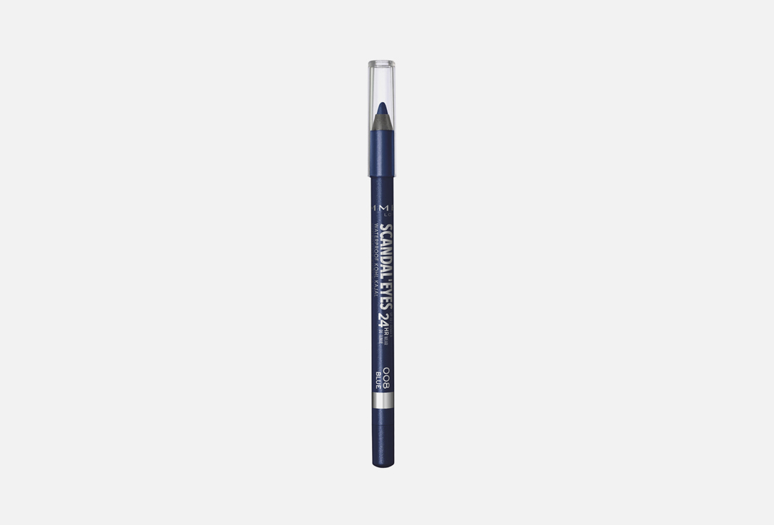 Rimmel Scandaleyes Waterproof Kohl Eyeliner Pencil Blue 1.