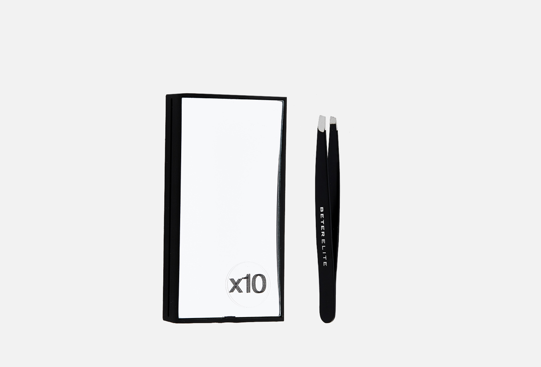 BETER ELITE "make up mirror with tweezers"