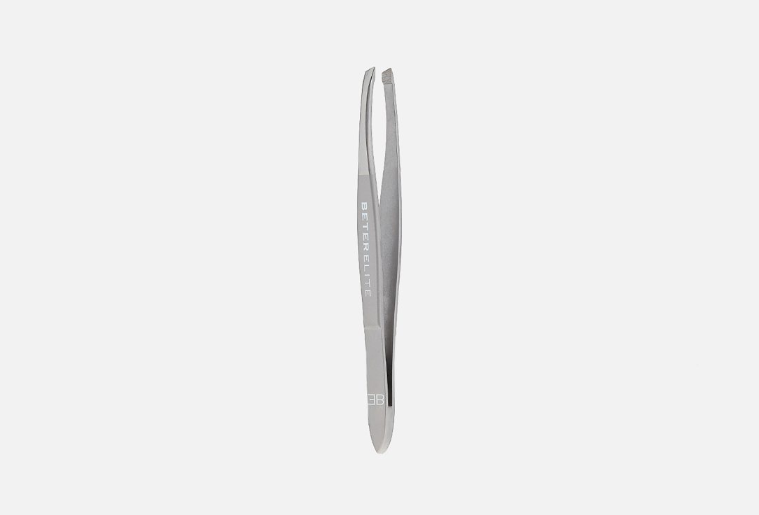 BETER Slanted Point Tweezers Chromeplated