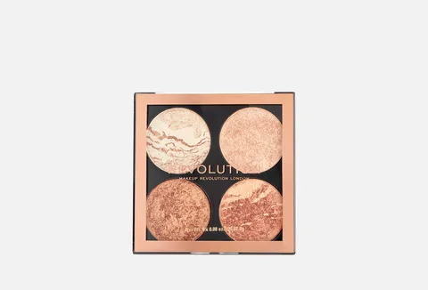 MakeUp Revolution Cheek Kit Bronzer&Highlighter Palette Don’t Hold Back