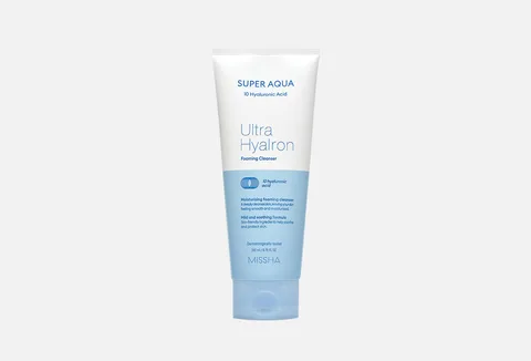 MISSHA Super Aqua Ultra Hyalron Foaming Cleanser