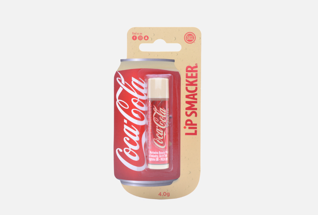 Lip Smacker Coca-Cola Vanilla Lip Balm, 4.