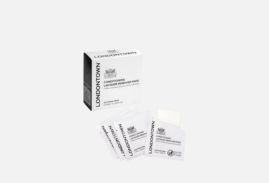 Londontown Kur Conditioning Lacquer Remover Pads (10 pairs per pack)