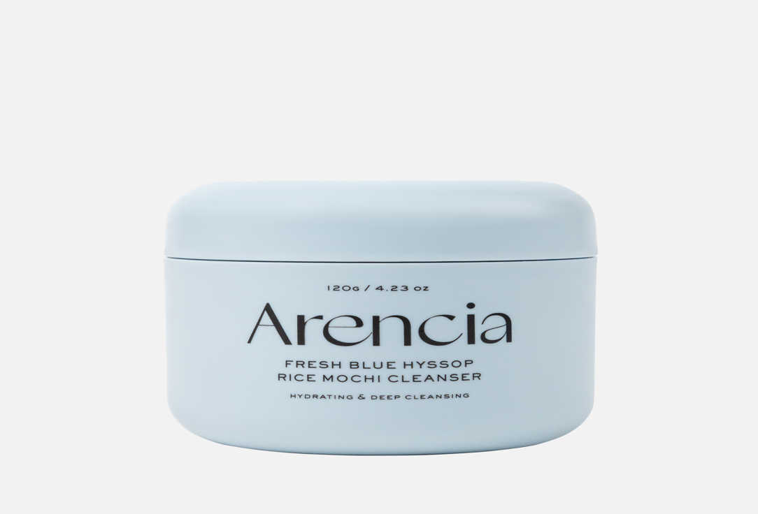 Arencia Fresh Blue Hyssop Rice Mochi Cleanser