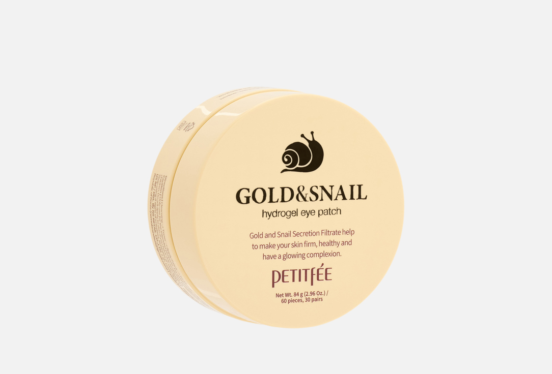 PETITFEEgold & Snail Hydrogel Eye Patches 60pcs