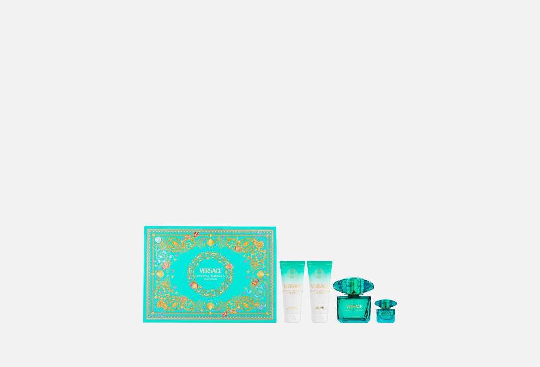 VERSACE CRYSTAL EMERALD EDP 90 ML GIFT SET