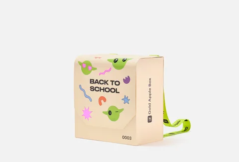 Goldapplebox Apple Box Back to School